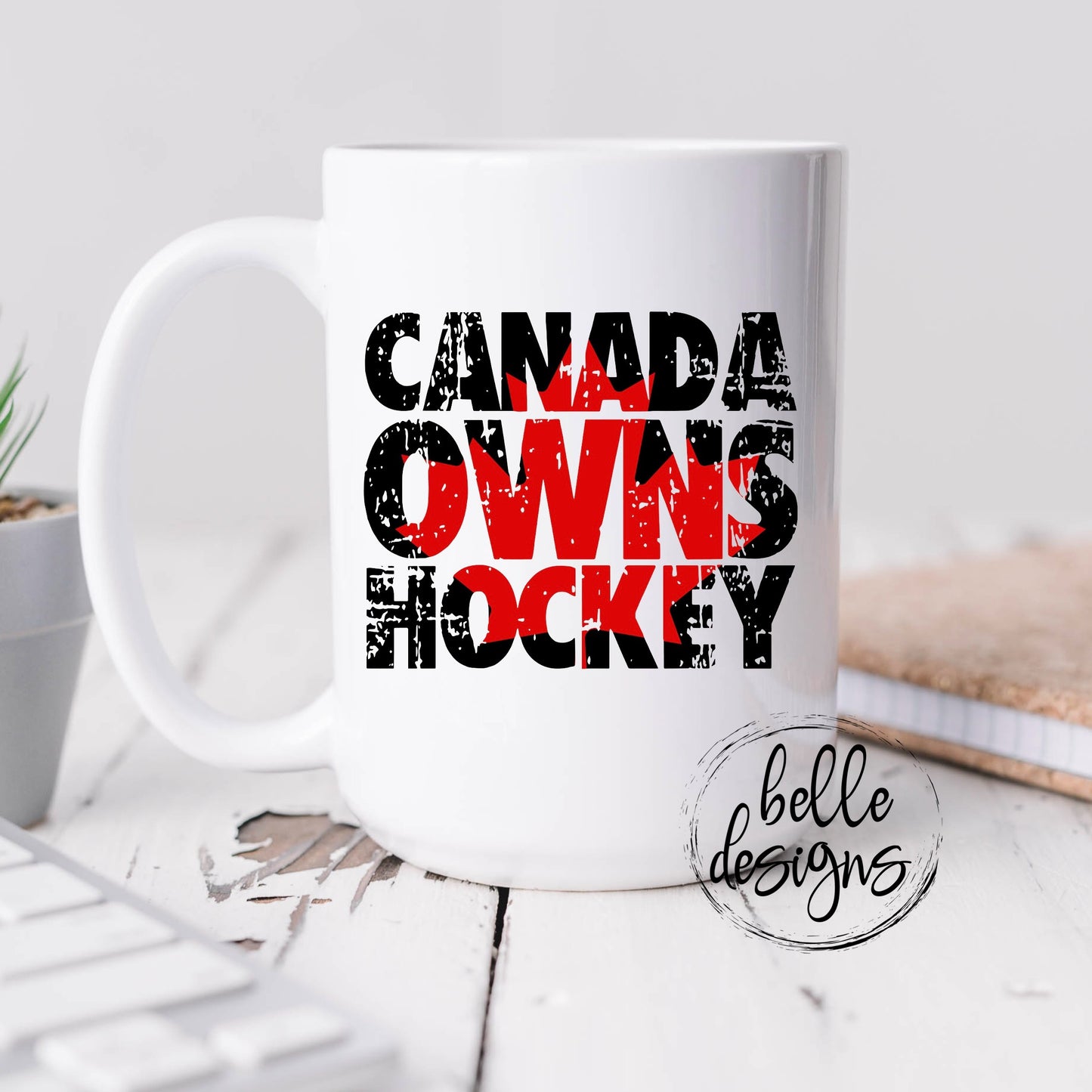 Canada Owns Hockey Mug