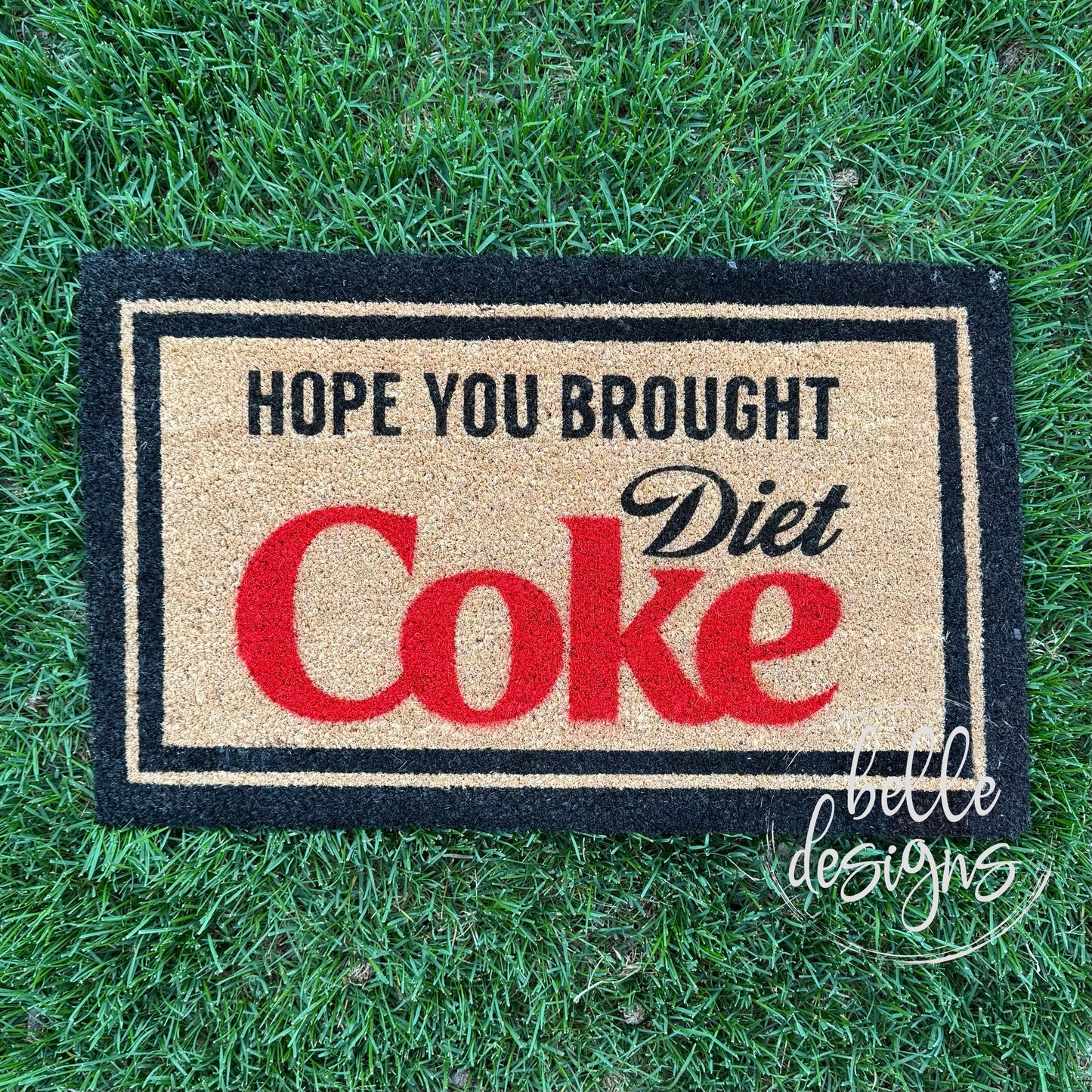 Diet Coke Door Mat