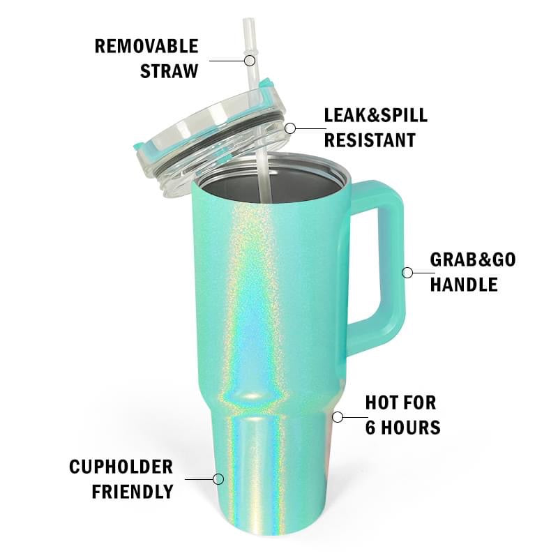 40oz Mama Floral Tumbler