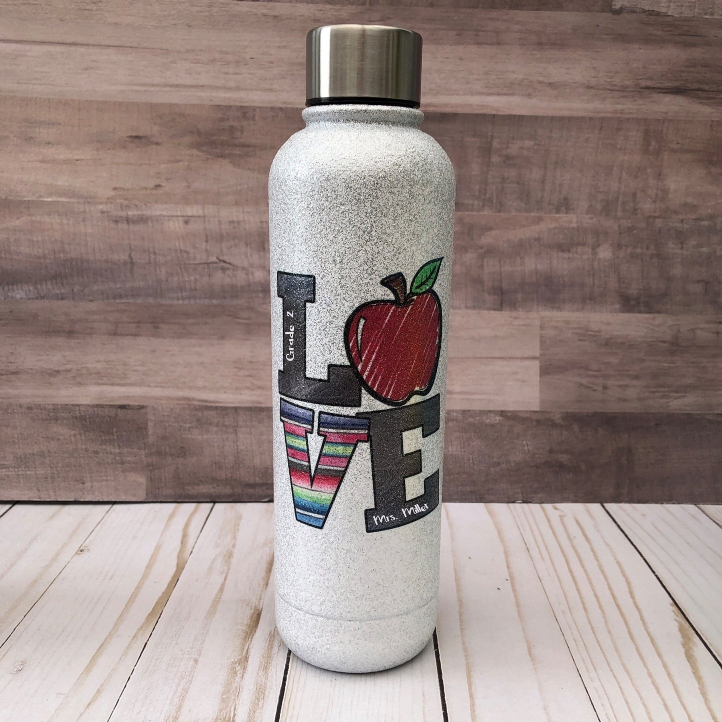 Love Apple Teacher Bottle