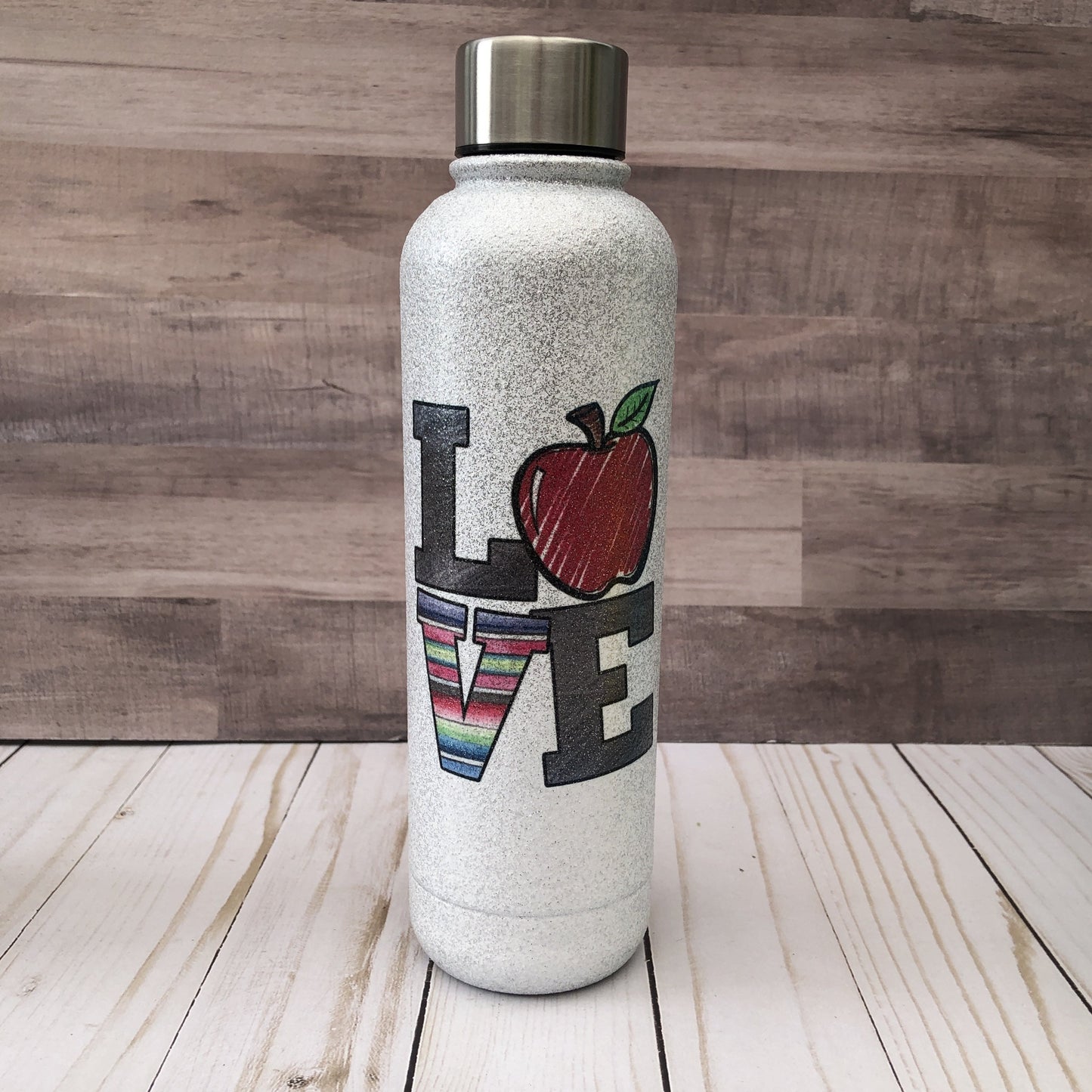 Love Apple Teacher Bottle