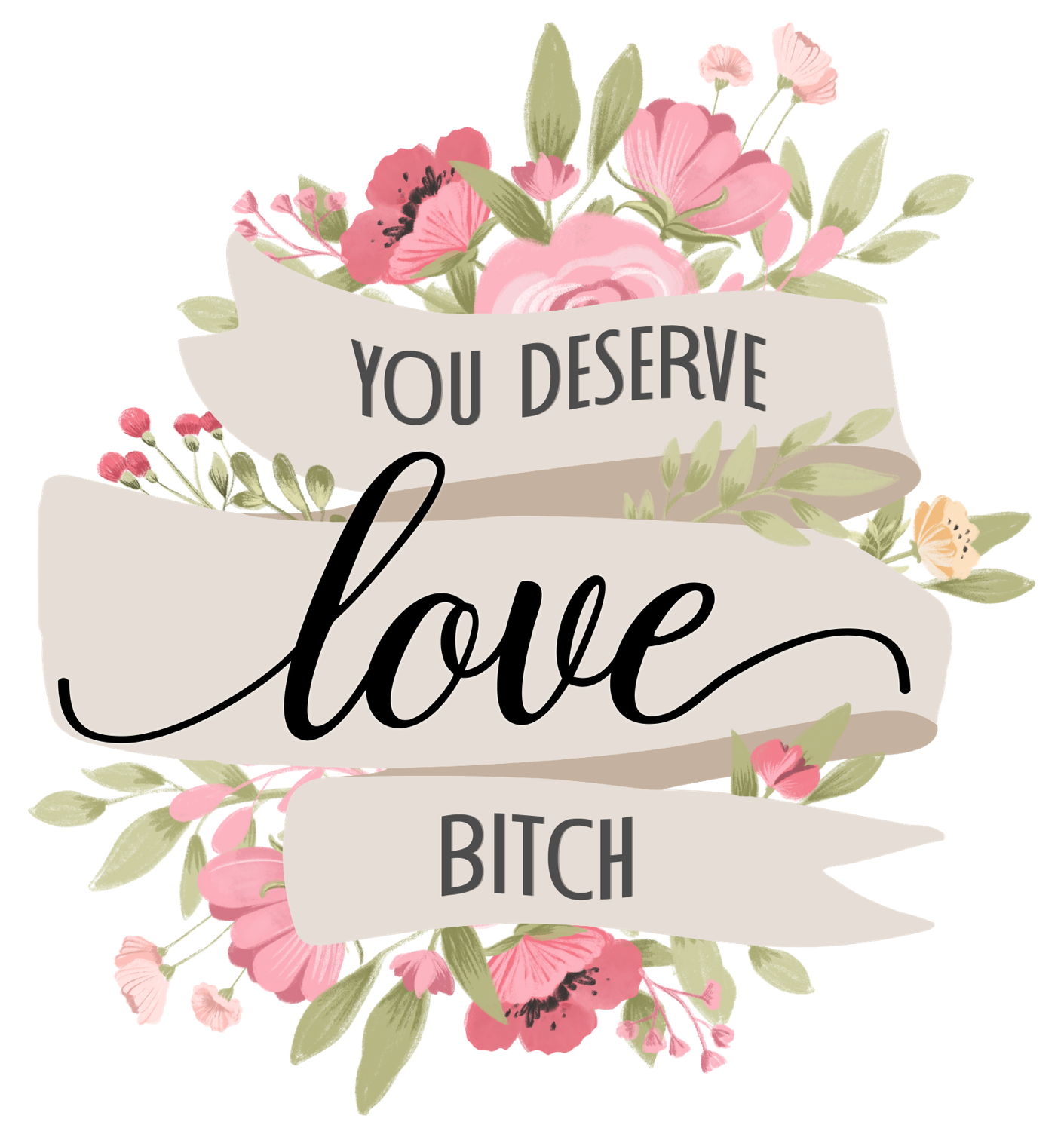 Aggressively Inspirational Keychain