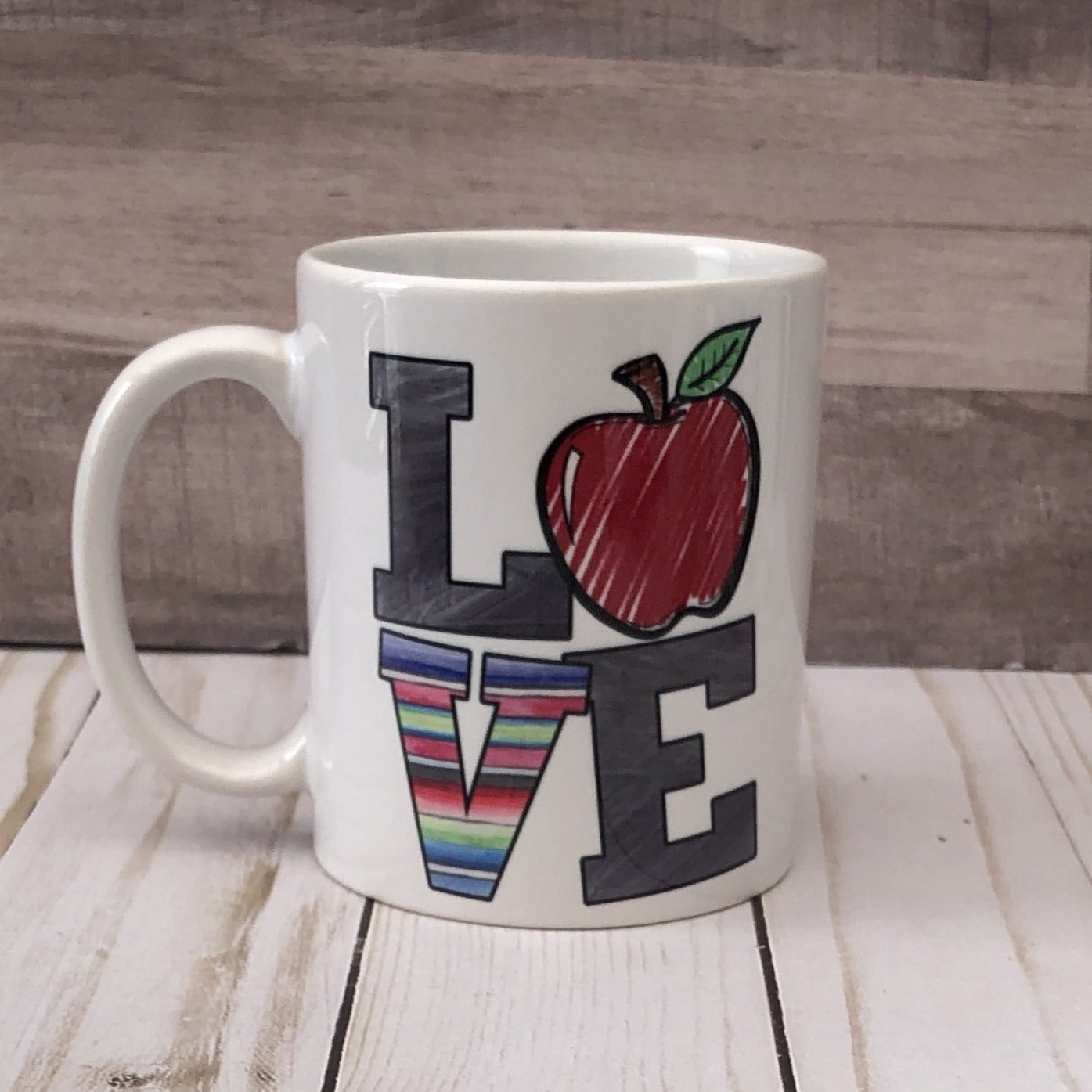 Love Apple Teacher Mug