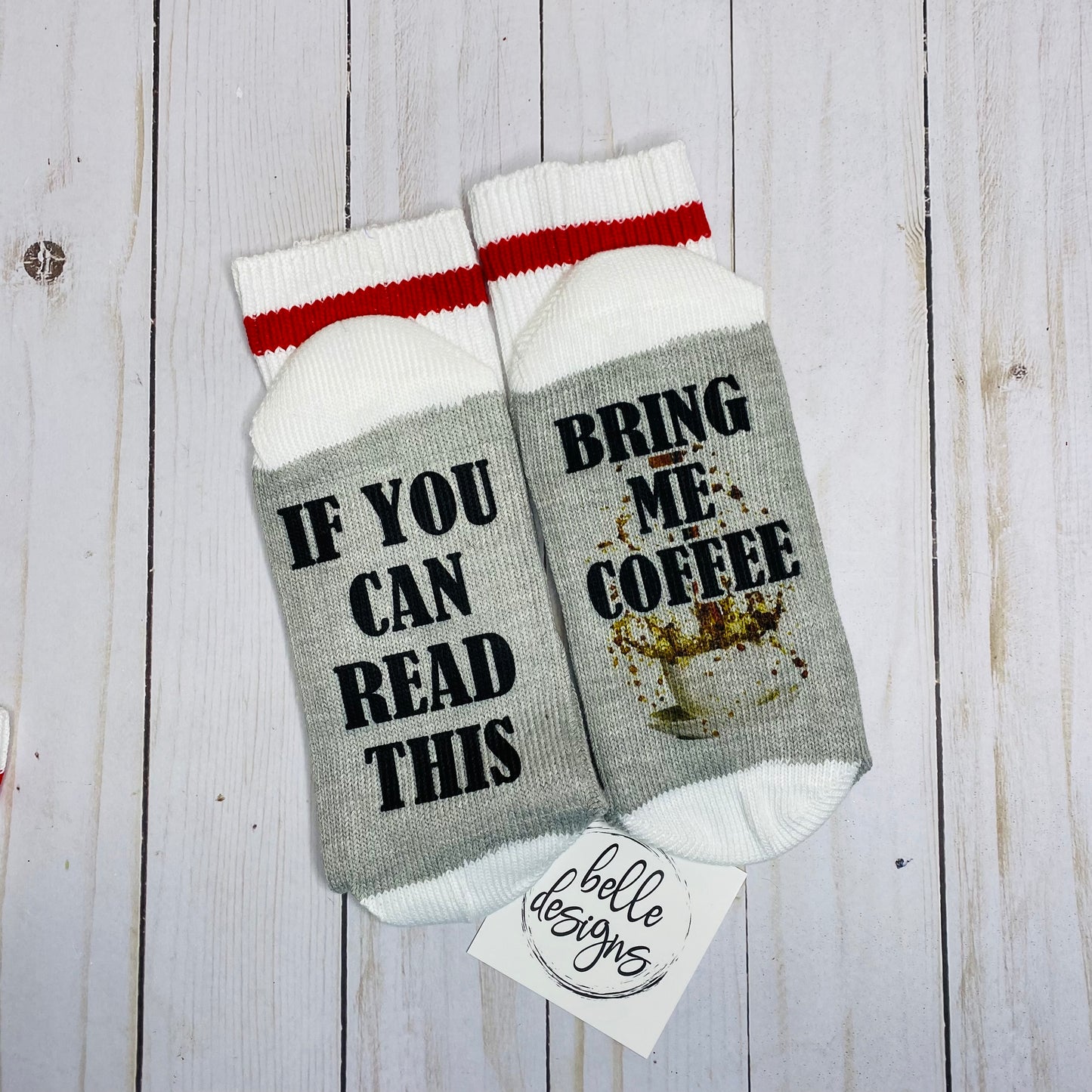 Bring Me Coffee Socks
