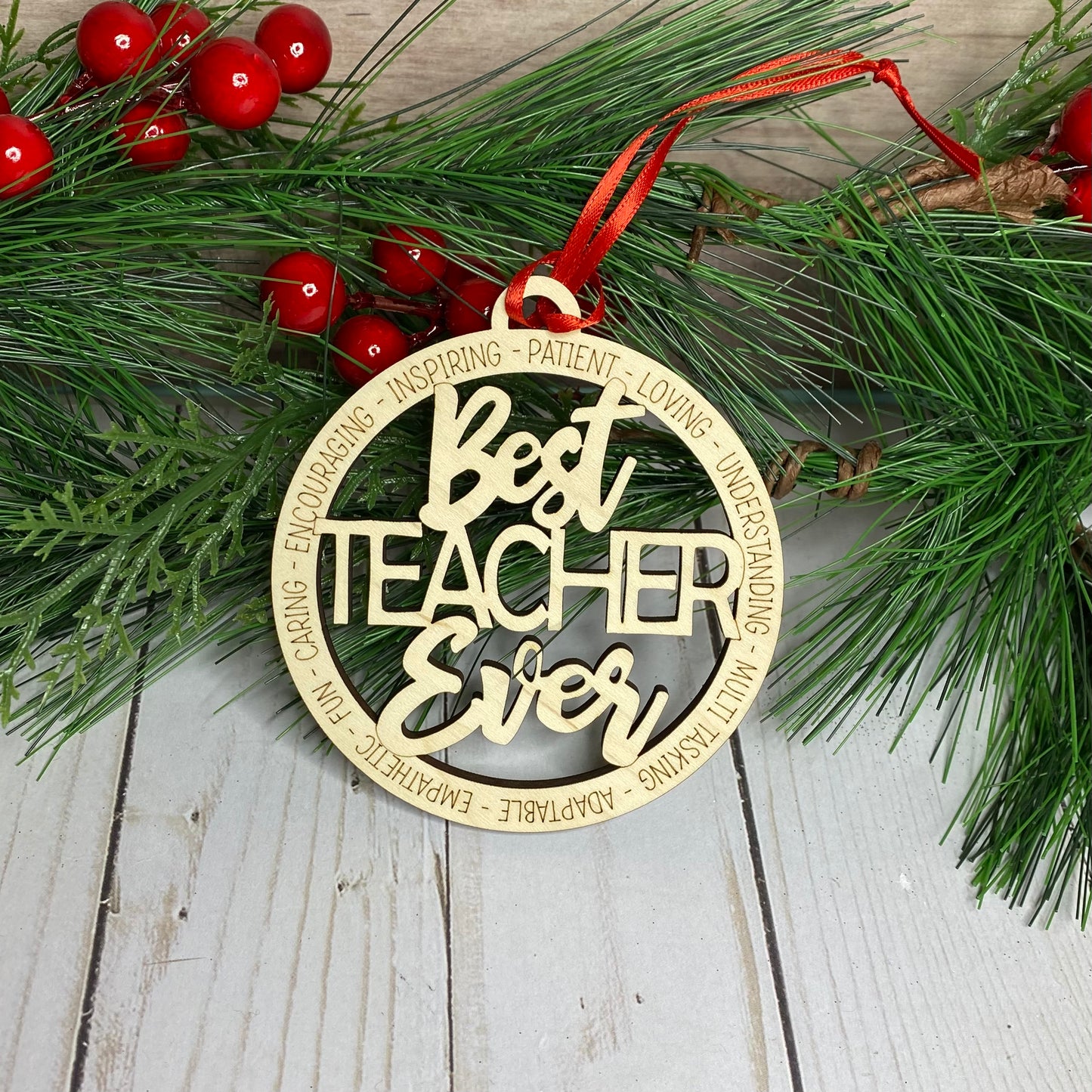 Best Teacher Ever Ornament