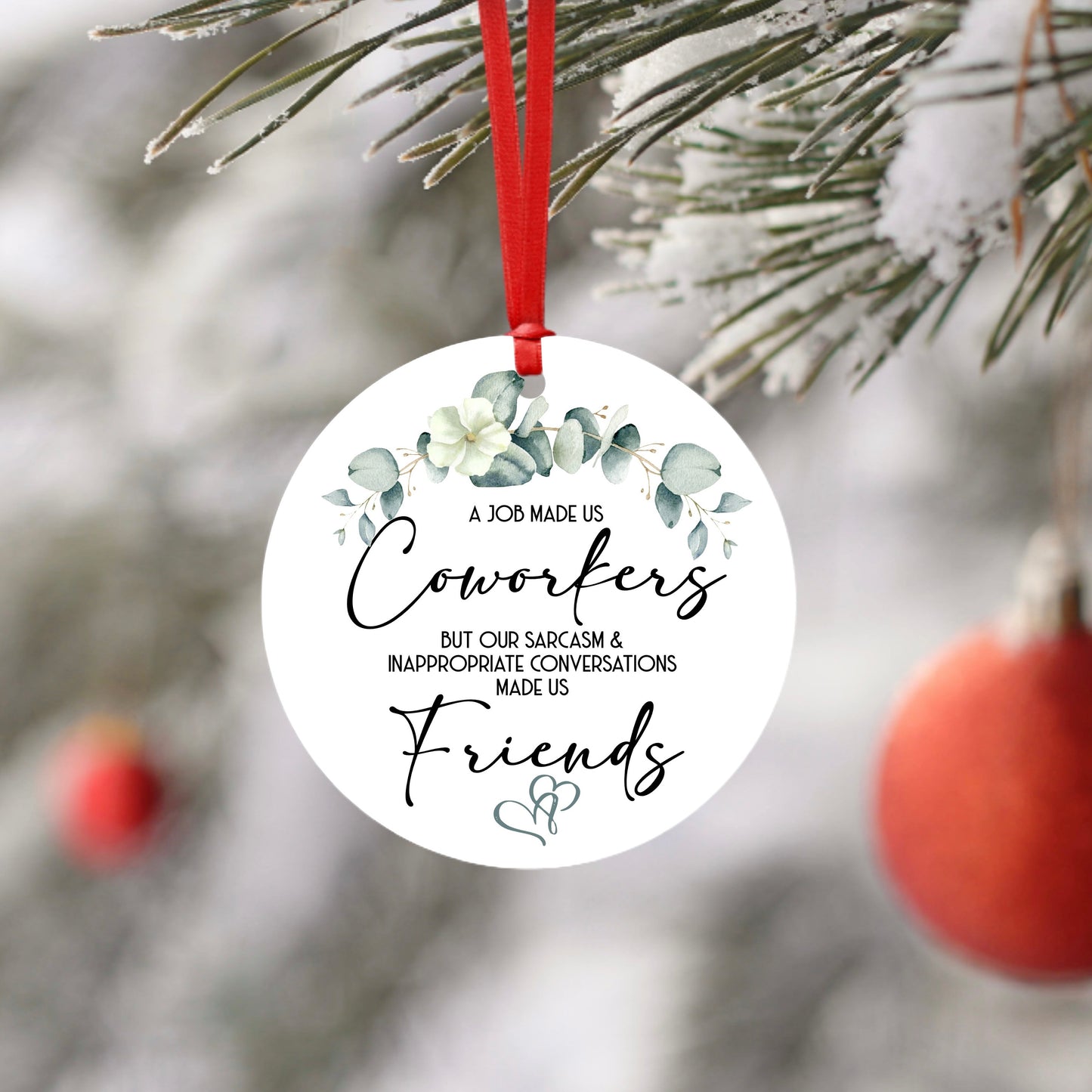 Coworker Sarcasm Ornament