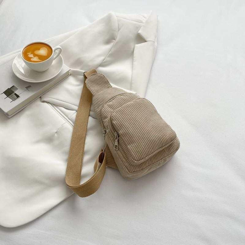 Corduroy Sling Bag