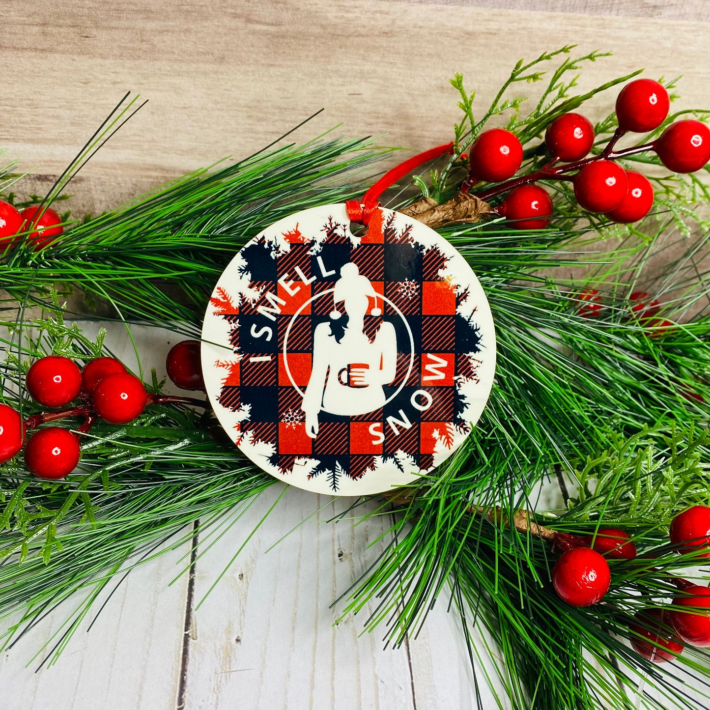 I Smell Snow Ornament