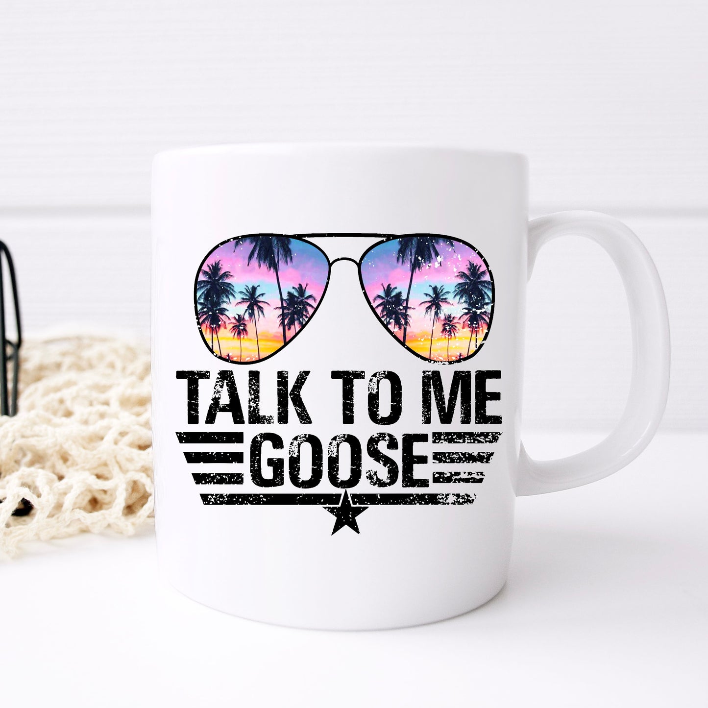 Talk to me Goose mug