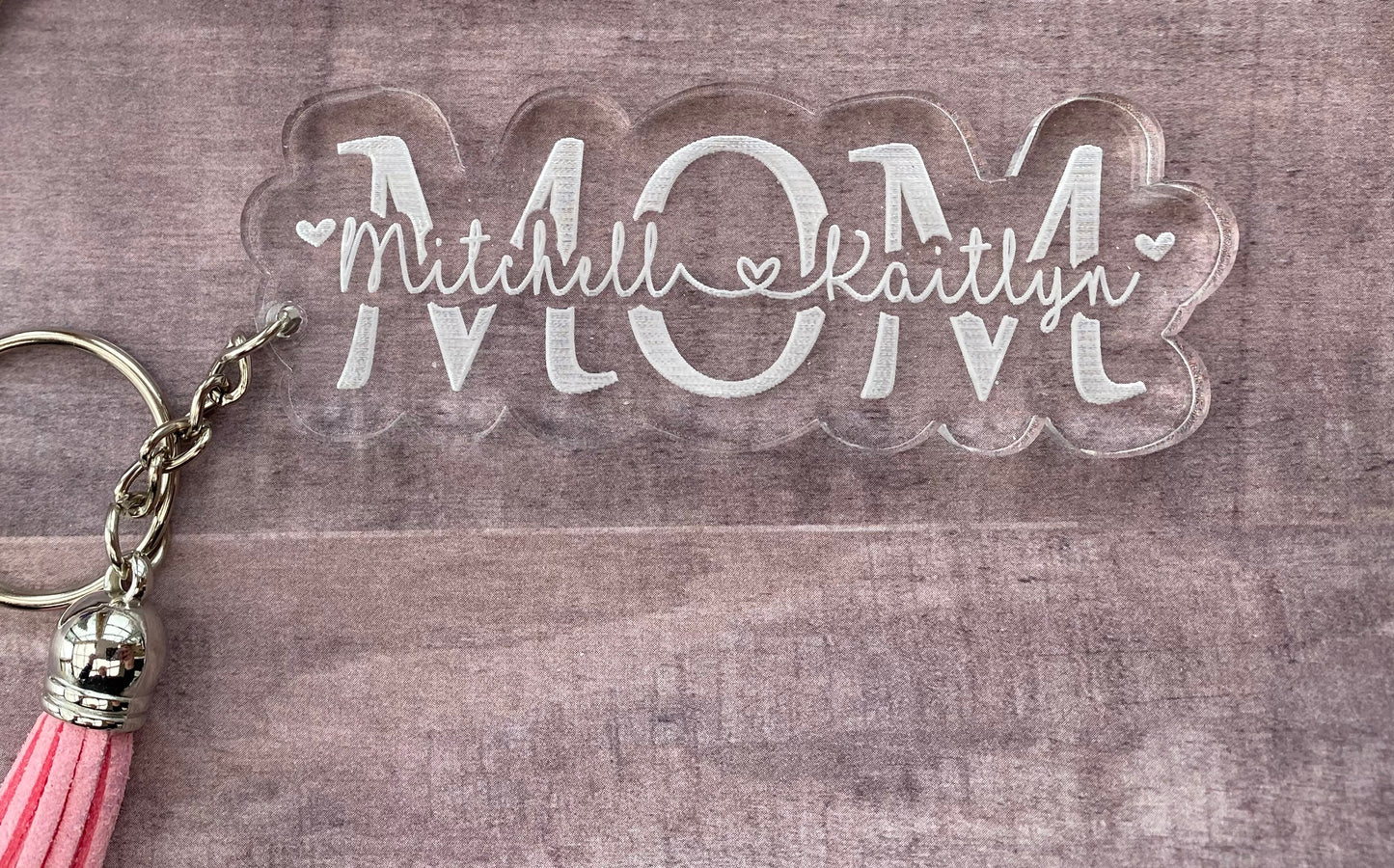 Acrylic Mom Keychain