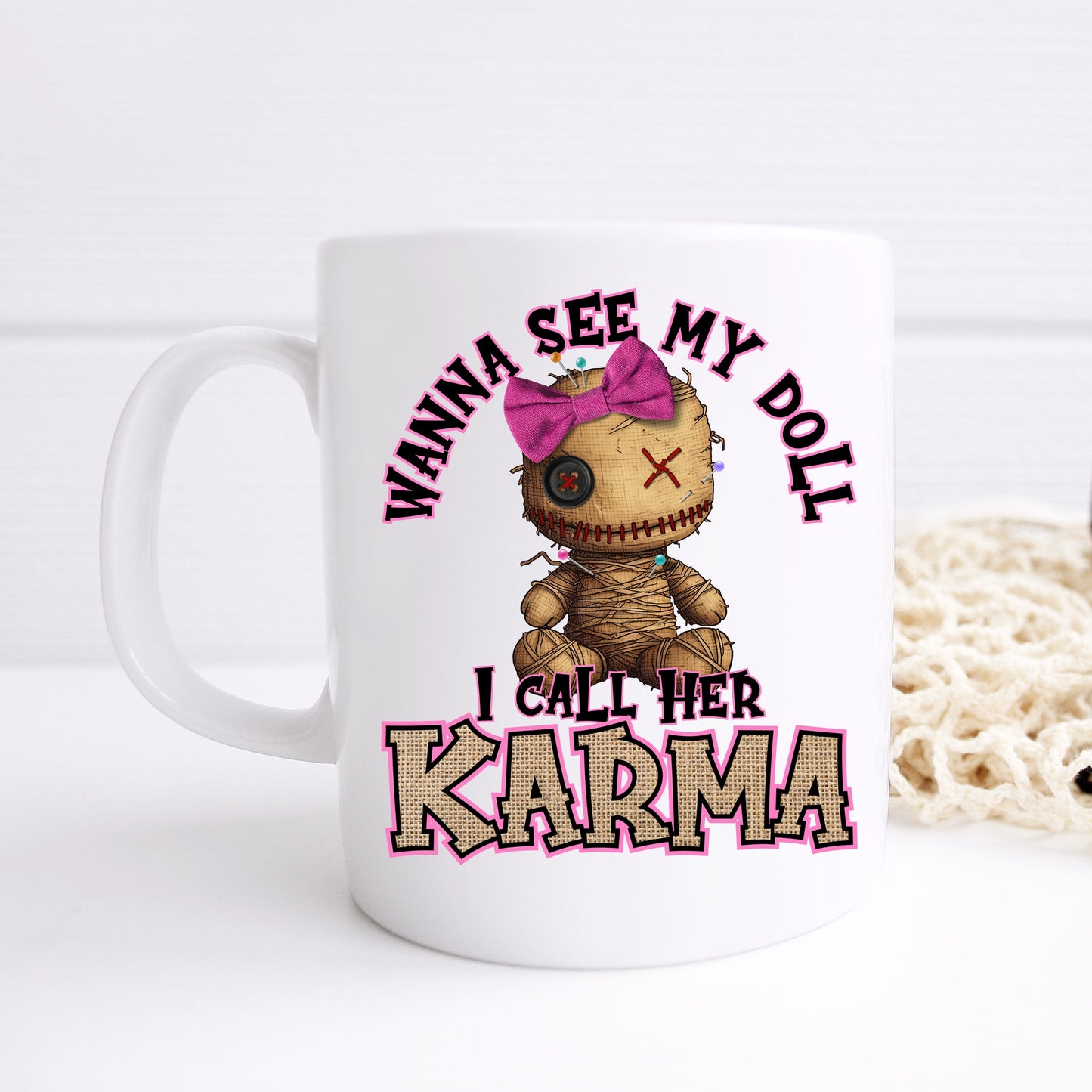 Karma Doll Mug