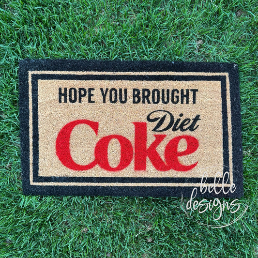 Diet Coke Door Mat