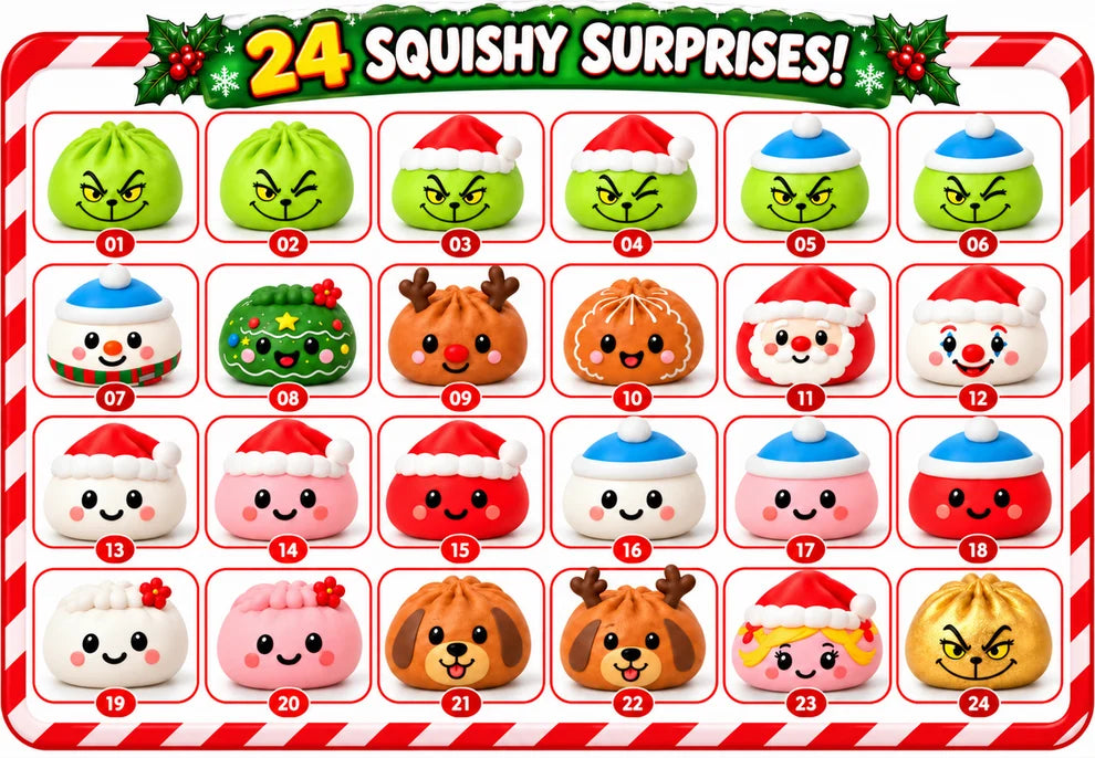 Squishy Dumplings Christmas Advent Calendar