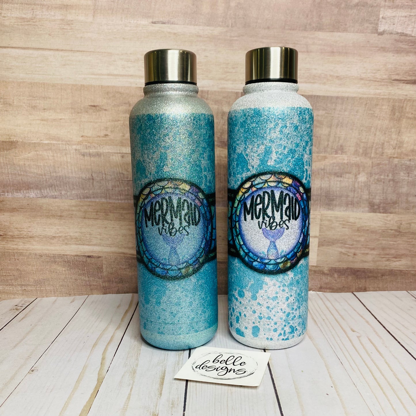 Mermaid Glitter Water Bottle