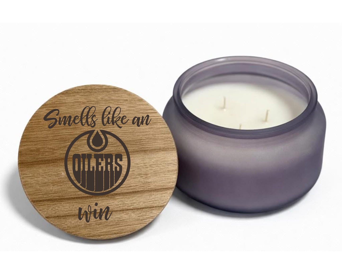 Oilers Candle