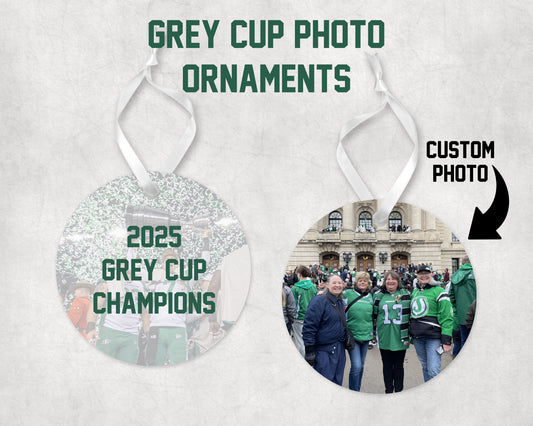 Custom Grey Cup Ornament