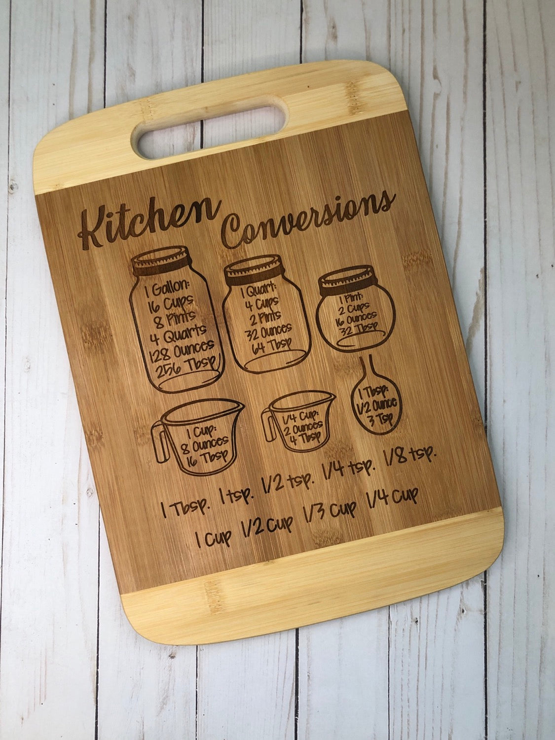 Cooking Conversion Board Kitchen Conversion Board – Belle Designs Co.
