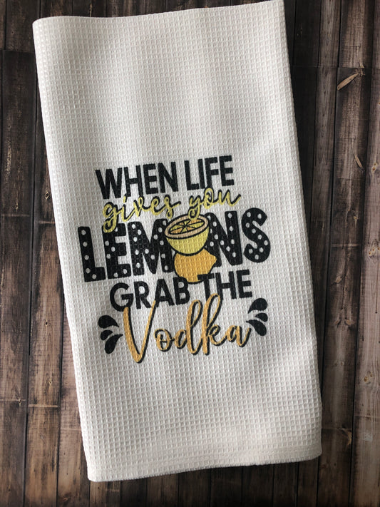 Lemon Tea Towel