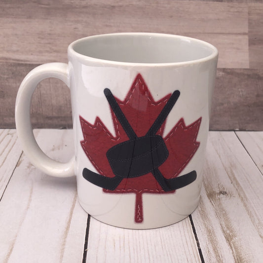Hockey Maple Leaf Mug
