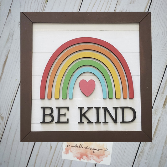 Be Kind DIY sign