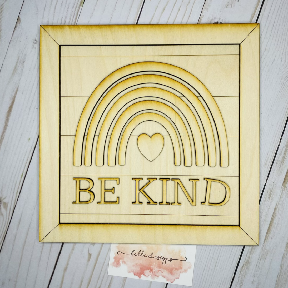 Be Kind DIY sign