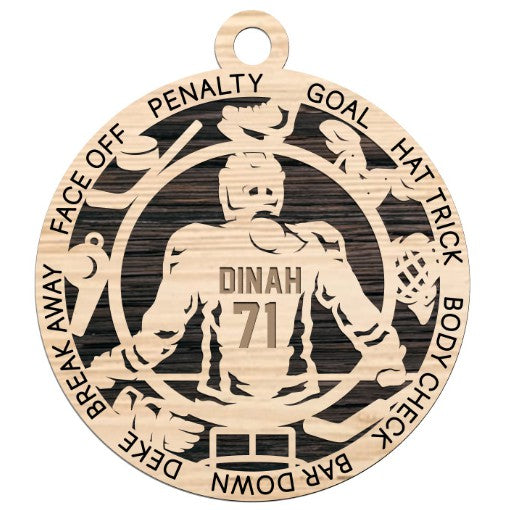 Hockey Ornament