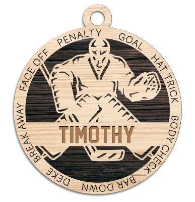 Hockey Ornament