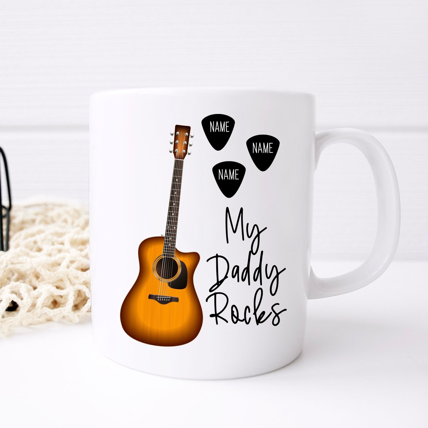 My Daddy Rocks Mug