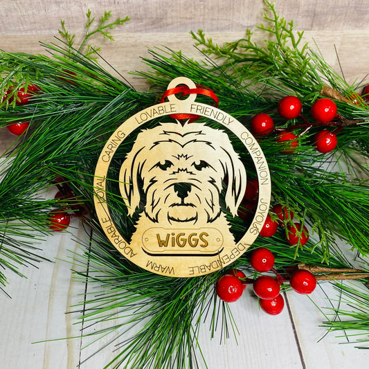 BEDR Custom Dog Ornament