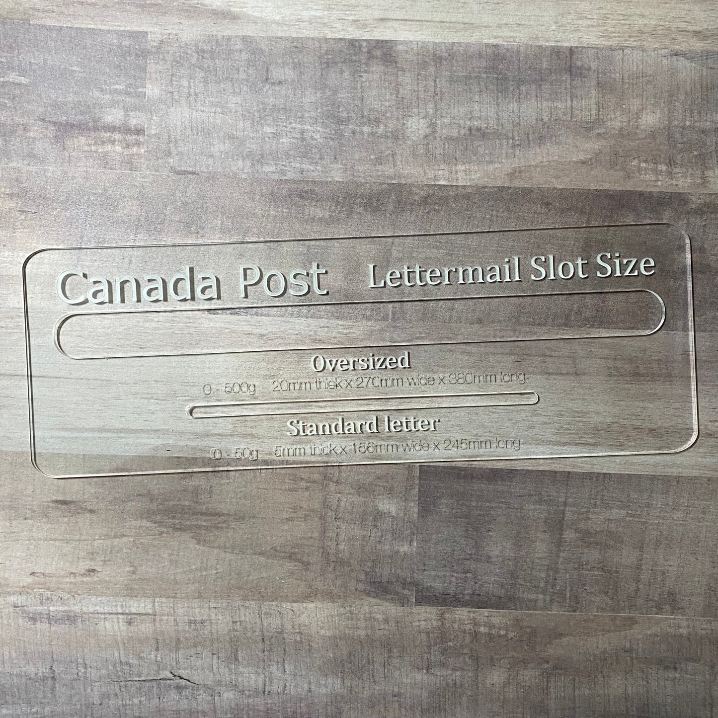 Canada Post Lettermail Tool