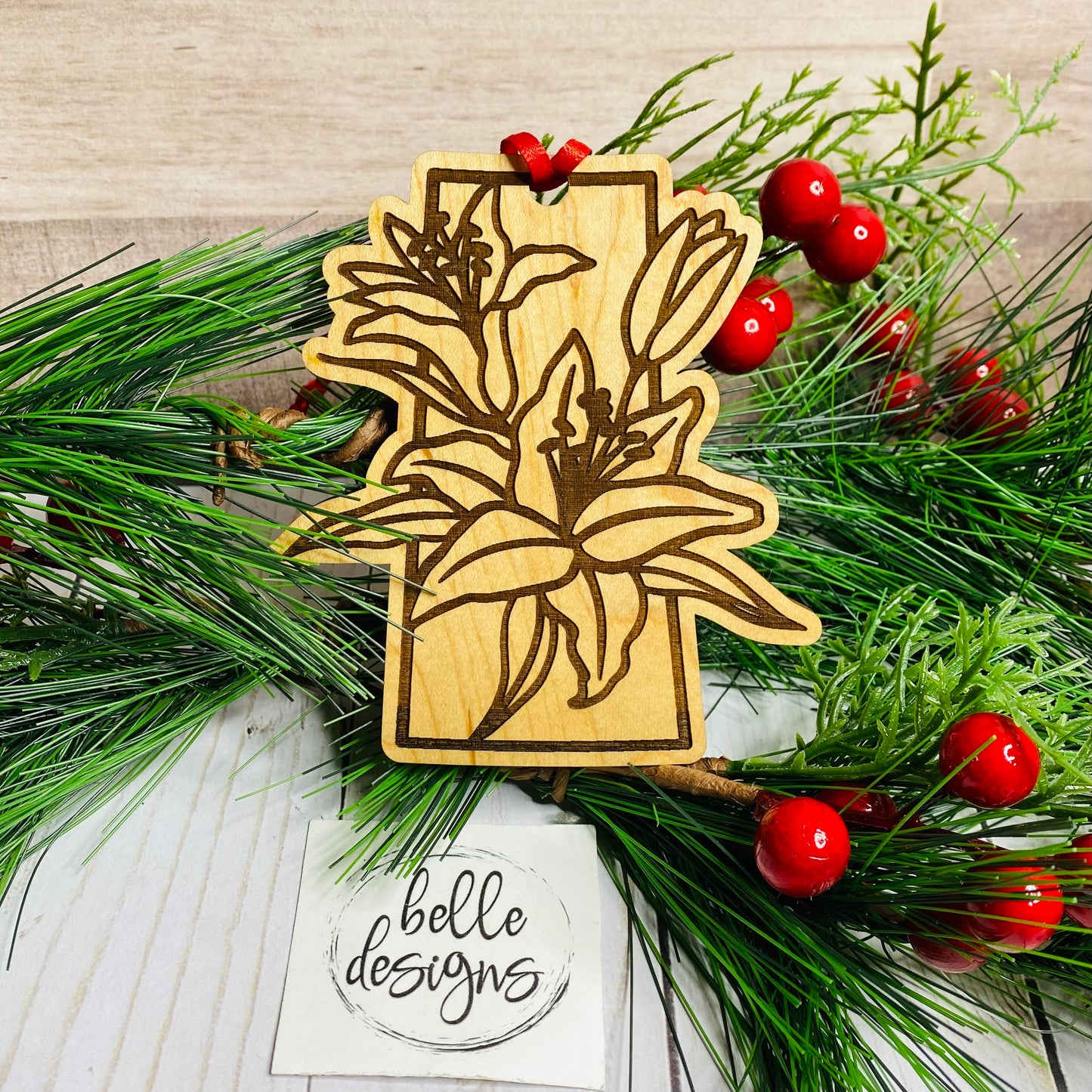 Sask Lily Ornament