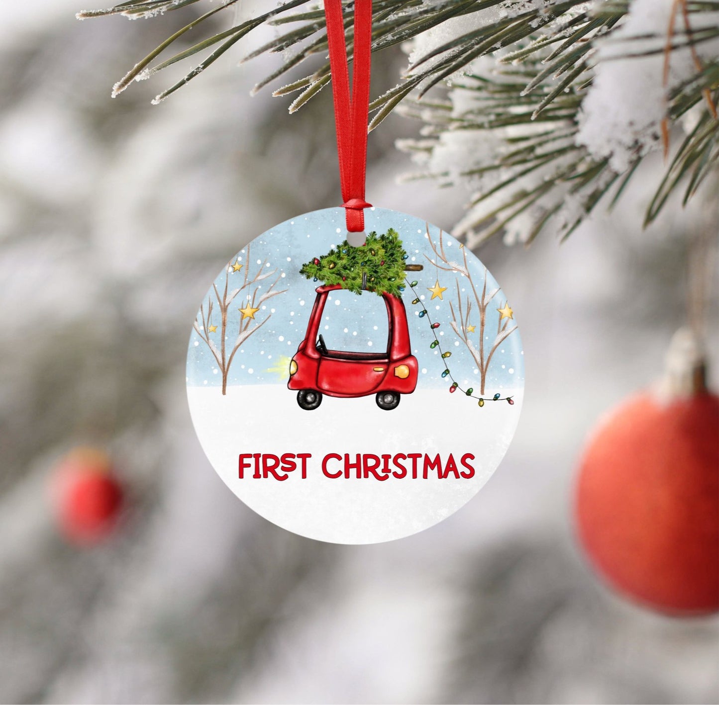 First Christmas Car Ornament