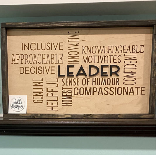 Leader Sign