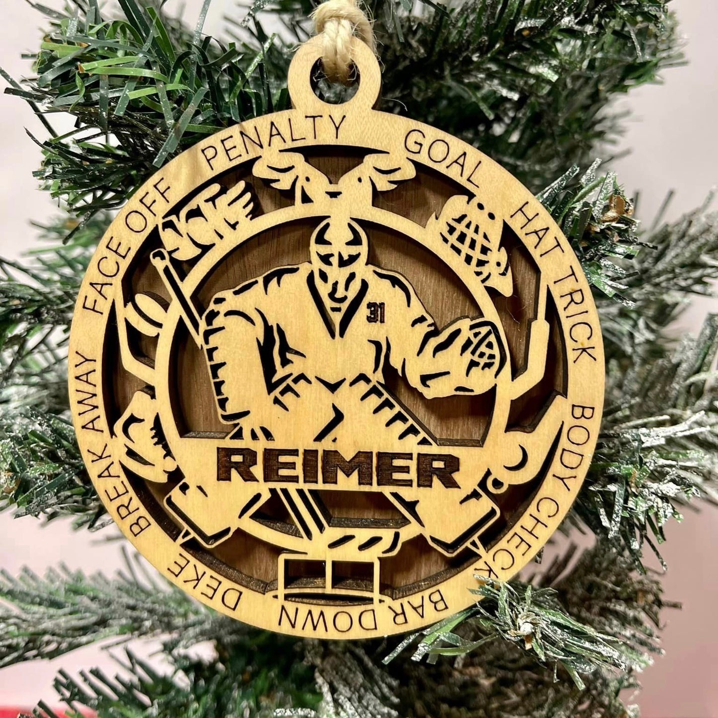 Hockey Ornament