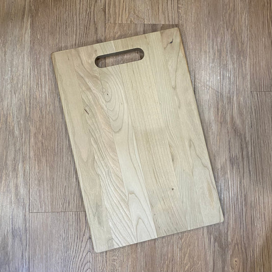 Maple cutting board w/ Handwritten Recipe