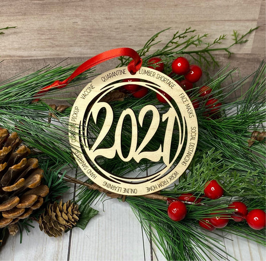 2021 Wood Ornament