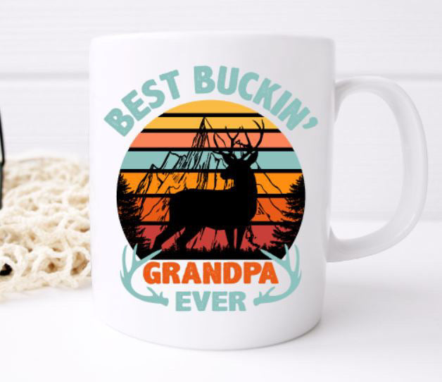 Best Buckin’ Grandpa Mug