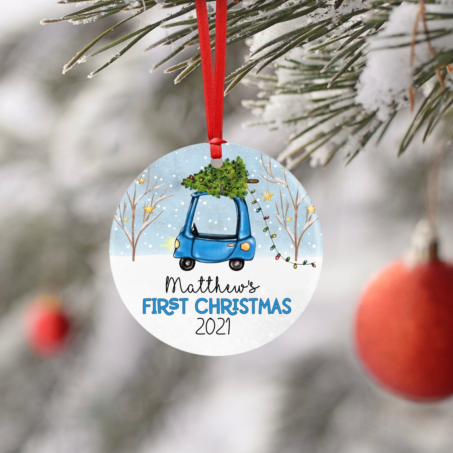 First Christmas Car Ornament