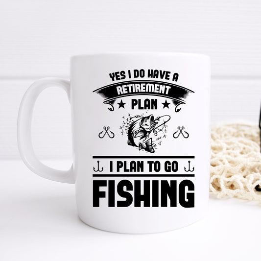 Retirement Fishing Mug